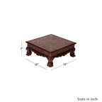 Wren Carved Bajot Table — view 2