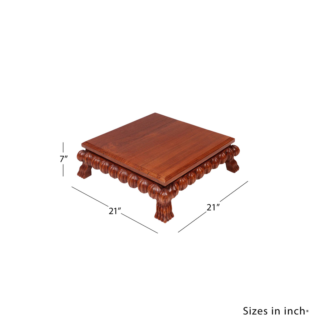 Sienna Solid Wood Bajot Table — view 2