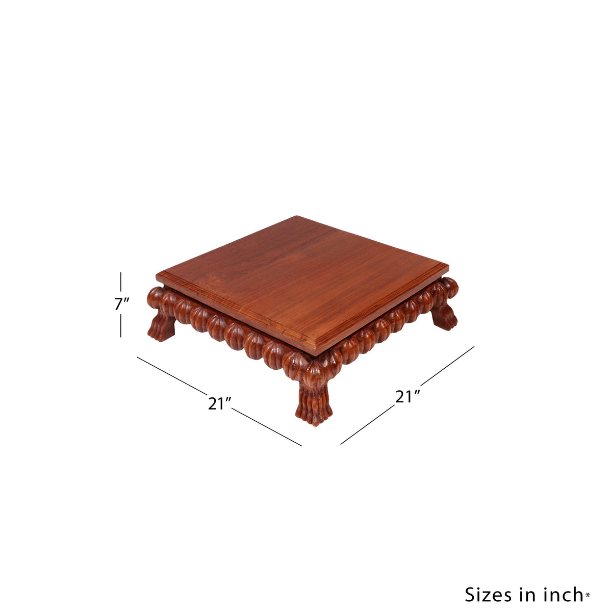 Sienna Solid Wood Bajot Table — view 2