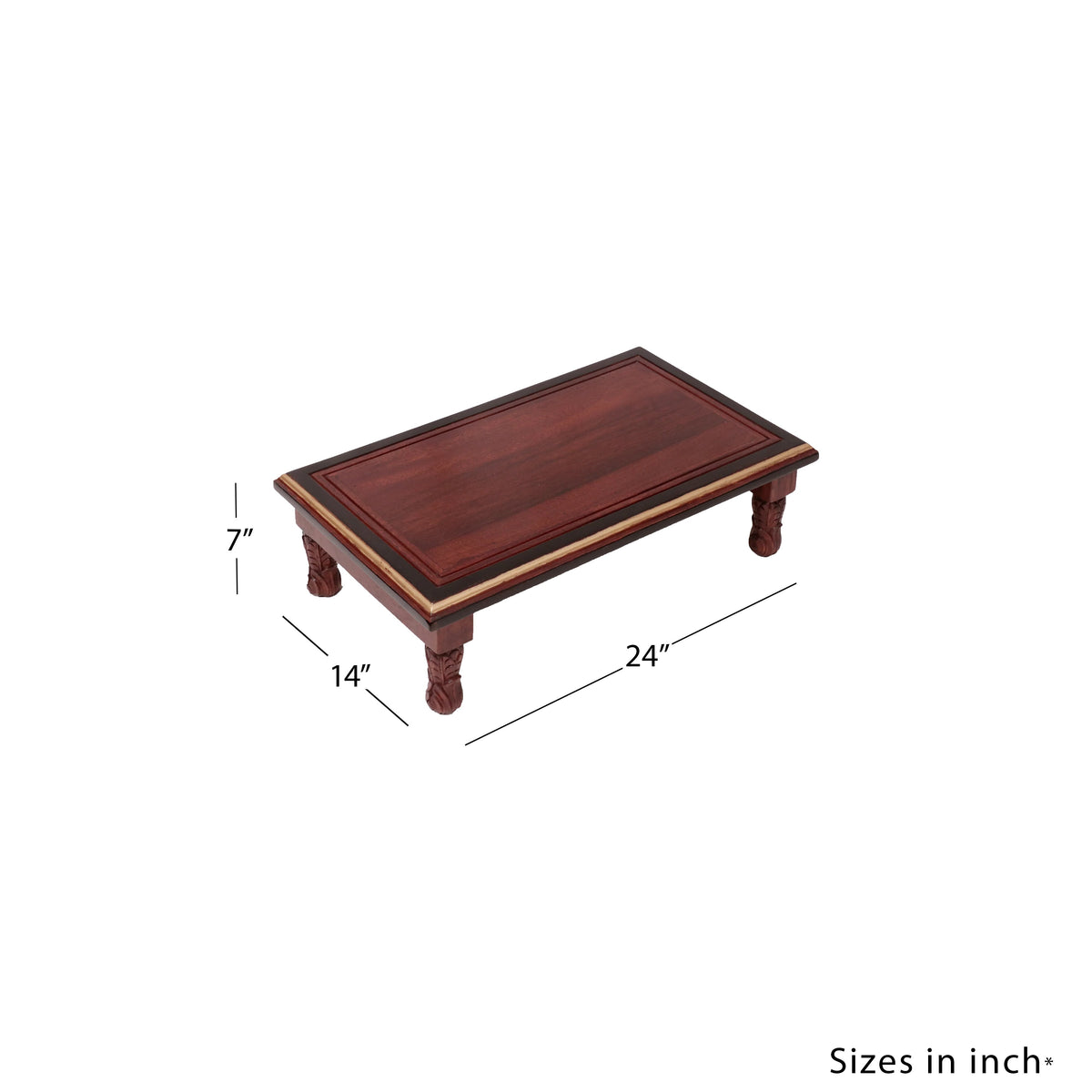 Liv Carved Gold Bajot Table — view 2