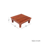 Helena Solid Wood Bajot Table — view 2