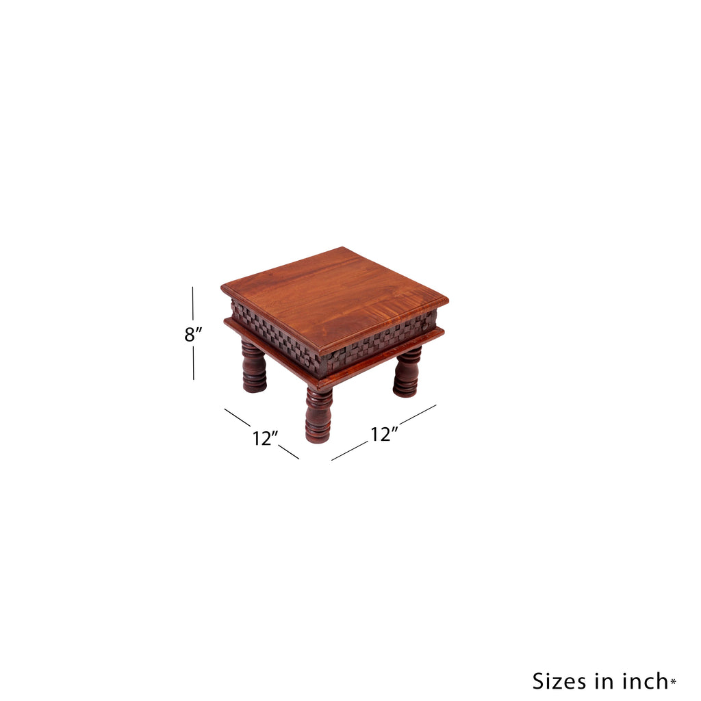 Freya Solid Wood Bajot Table — view 2