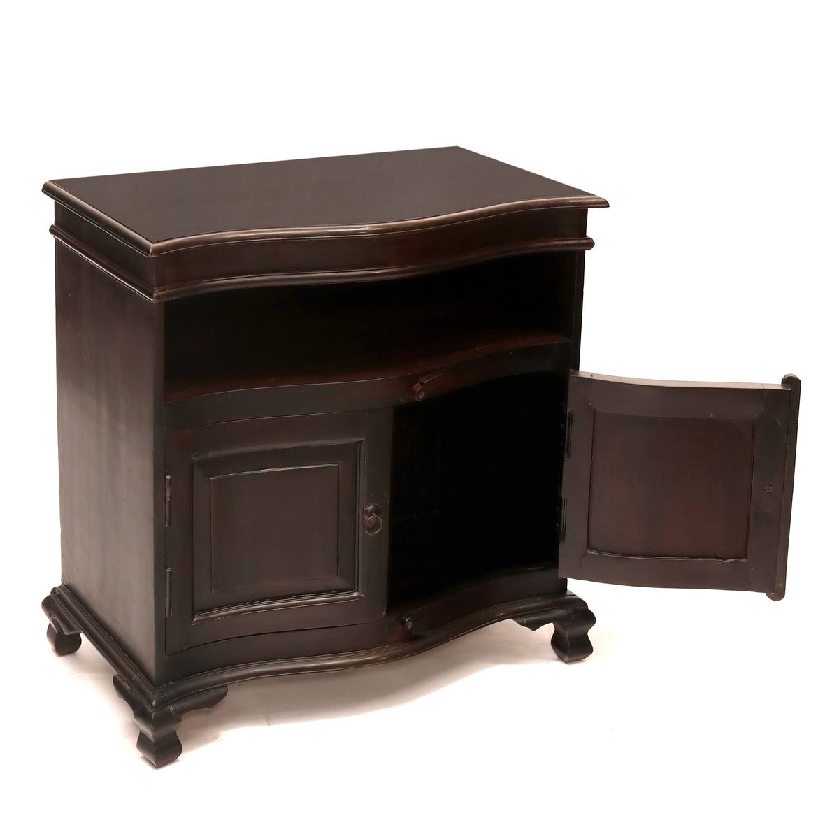 Solana Curved Storage Cabinet — view 5