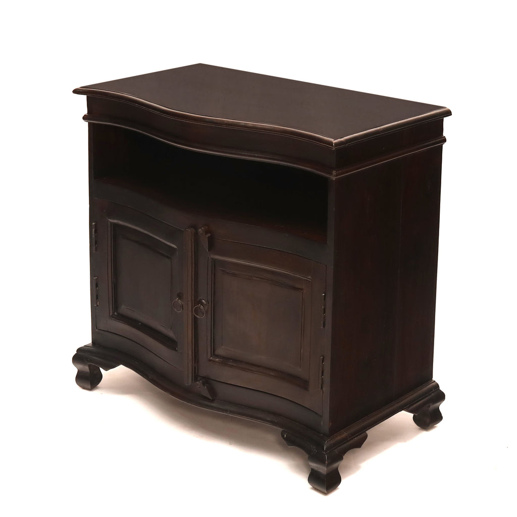 Solana Curved Storage Cabinet — view 1