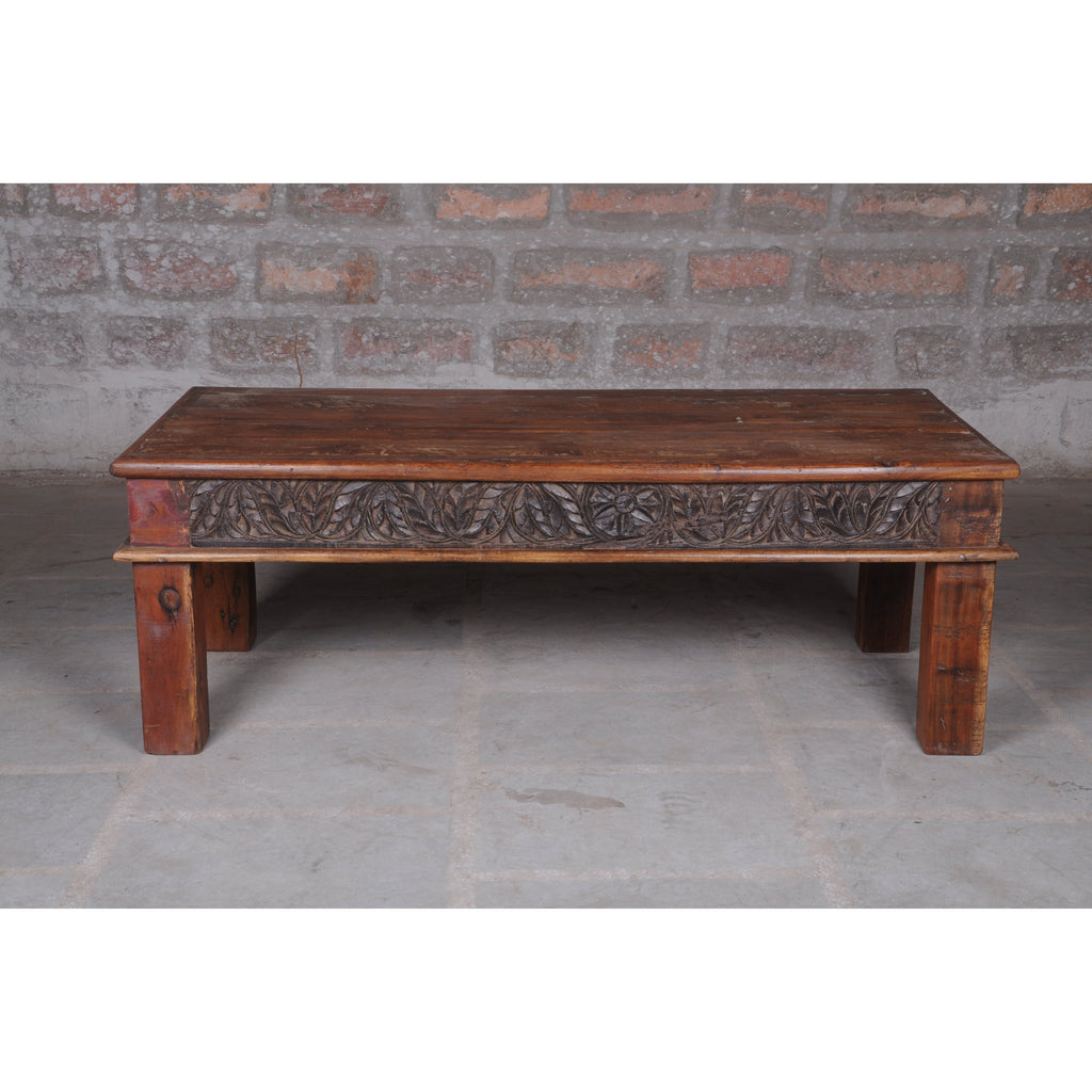 Gaia Carved Coffee Table — view 1
