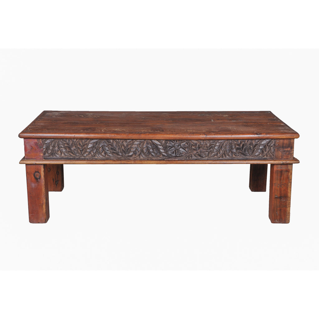 Gaia Carved Coffee Table — view 2
