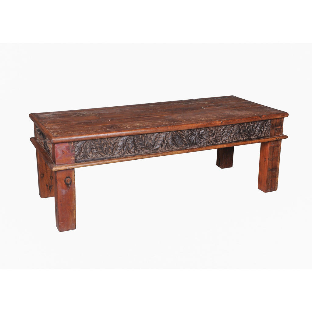Gaia Carved Coffee Table — view 4