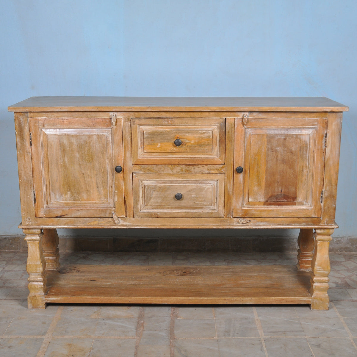 Freya Solid Wood Storage Cabinet — view 1