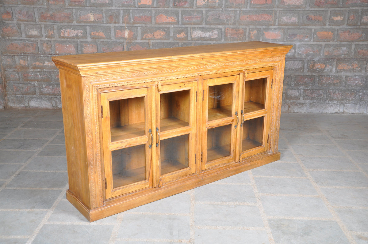 Ivy Solid Wood Storage Cabinet — view 1