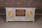Isola Distressed Gold Storage Cabinet — view 2
