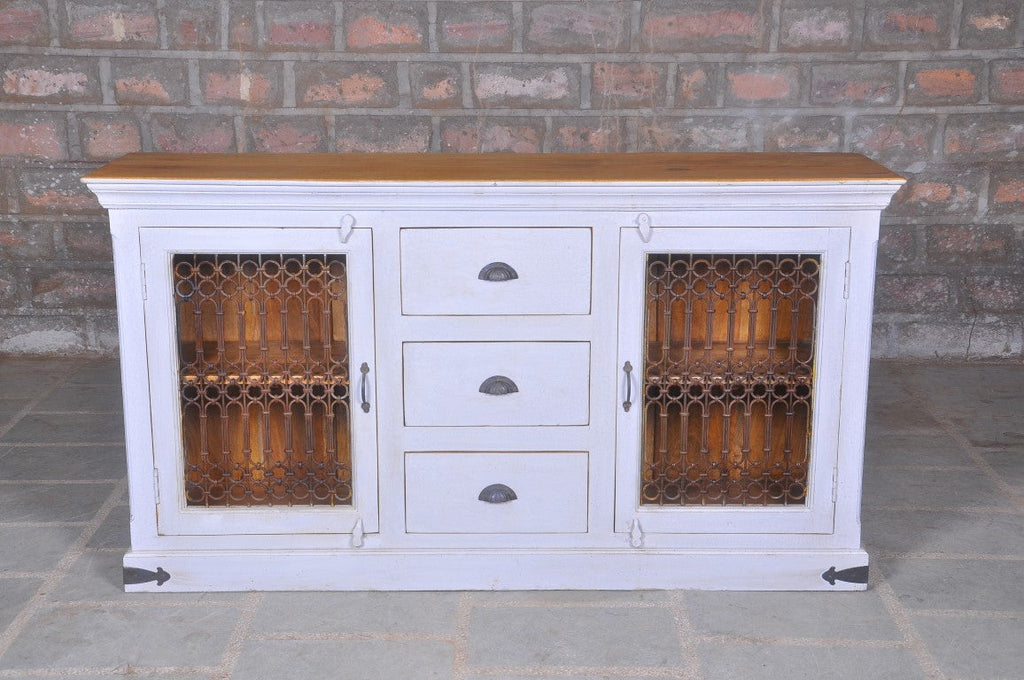 Iris White Storage Cabinet — view 2