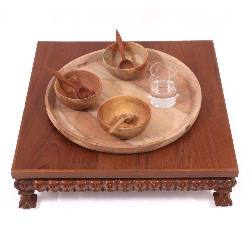 Selene Solid Wood Bajot Table — view 1