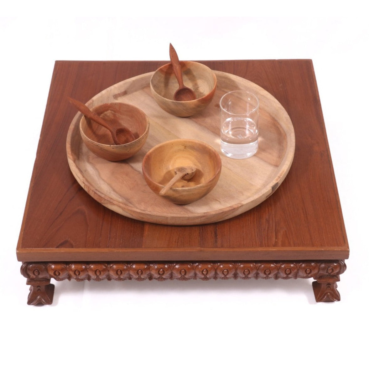 Selene Solid Wood Bajot Table — view 1