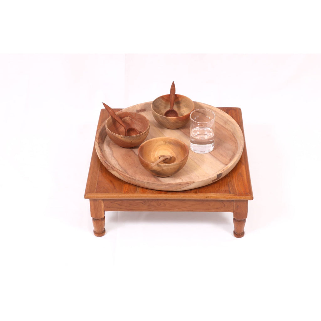 Cassia Carved Bajot Table — view 1