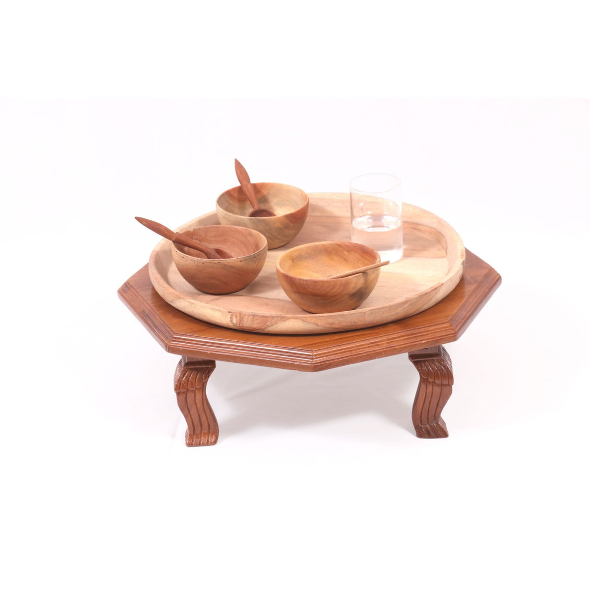 Athena Solid Wood Bajot Table — view 1