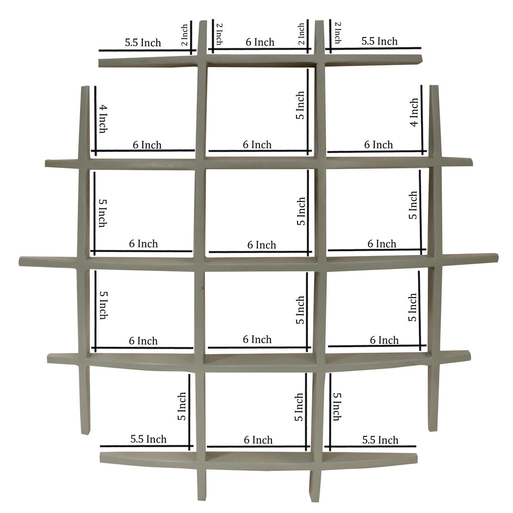 Aurora Solid Wood Wall Shelf — view 2