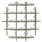 Aurora Solid Wood Wall Shelf — view 2