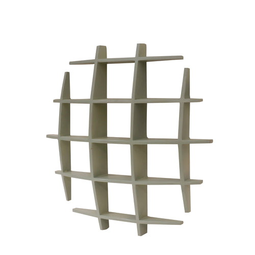 Aurora Solid Wood Wall Shelf — view 1