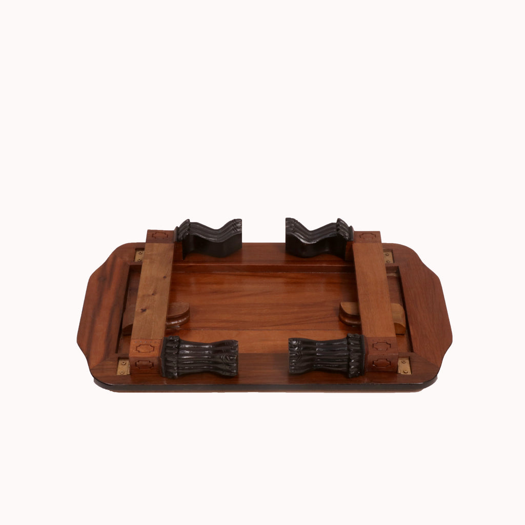 Aster Solid Wood Bajot Table — view 7