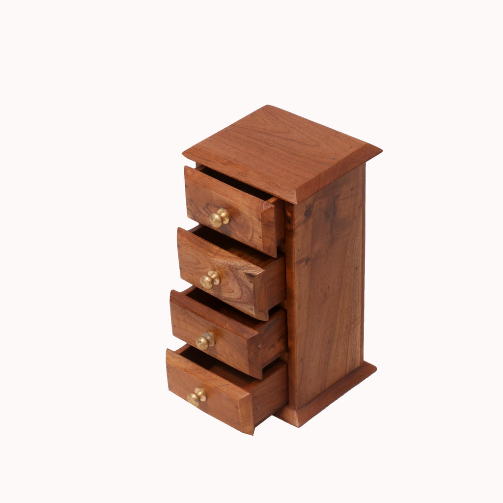 Gideon Solid Wood 4 Drawer Desk Chest - Natural - product image 2