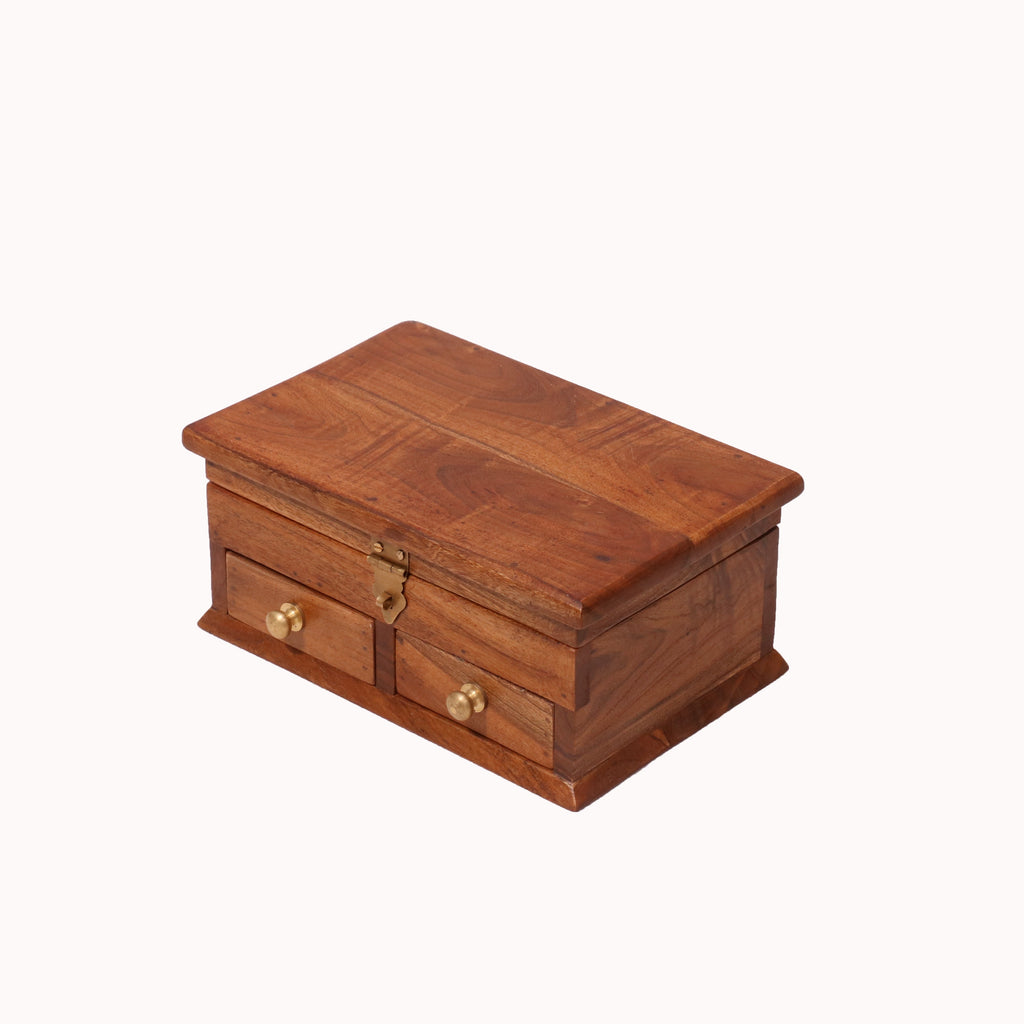 Flora Solid Wood Jewellery Box — view 3