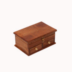 Flora Solid Wood Jewellery Box — view 2