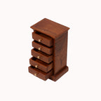 Fiora Solid Wood 5 Drawer Mini Bureau - Natural - product image 1