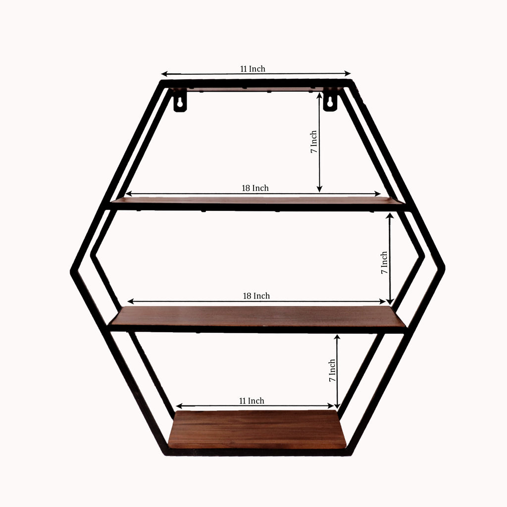 Astrid Solid Wood Wall Shelf — view 3