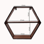 Aster Solid Wood Wall Shelf — view 2