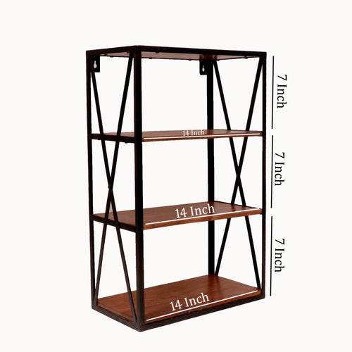 Aria Solid Wood Wall Shelf — view 2