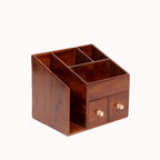 Ansel Solid Wood Desk Organizer - Dark - product image 3