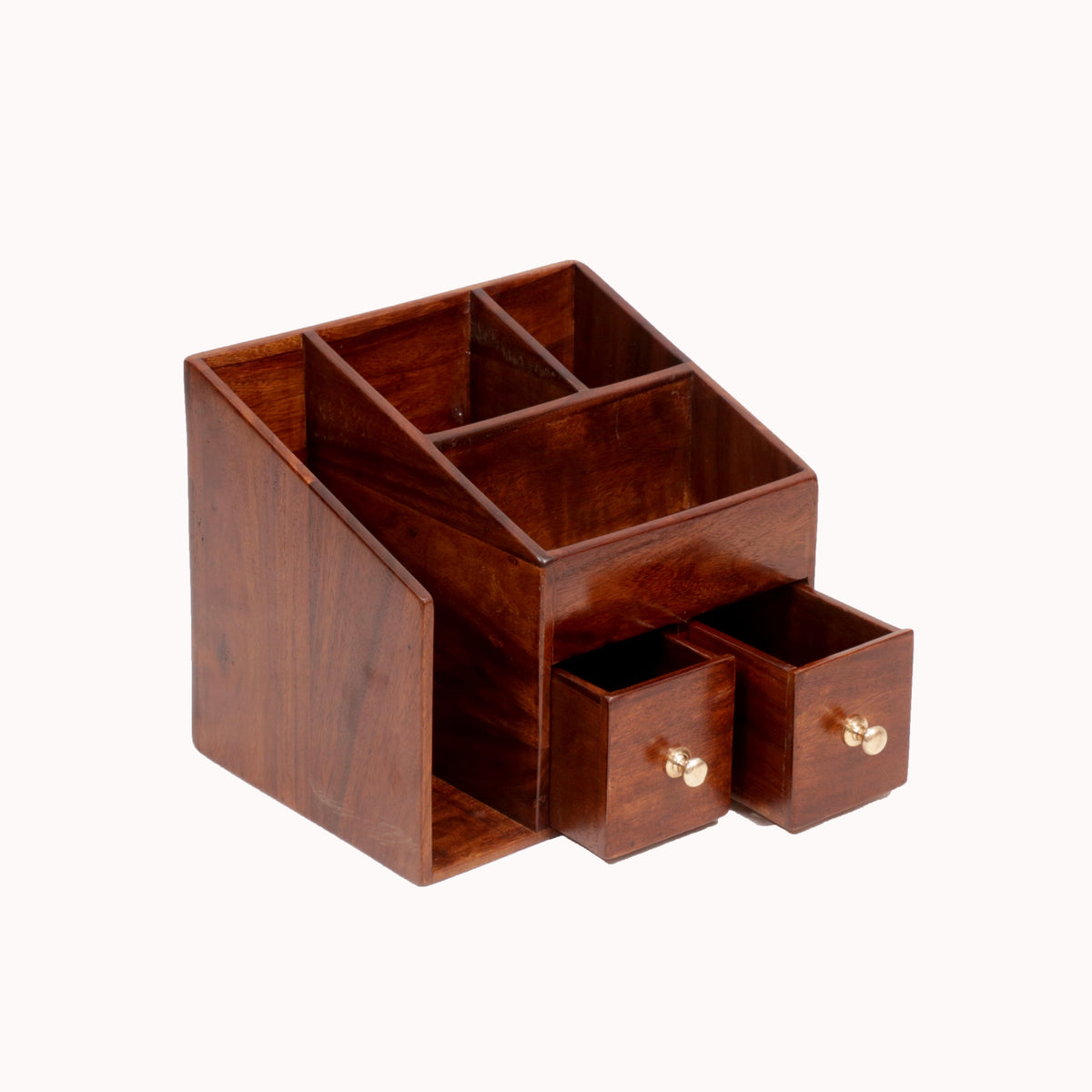 Ansel Solid Wood Desk Organizer - Dark - product image 4