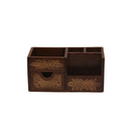Soren Solid Wood Desktop Organizer - Dark - product image 3