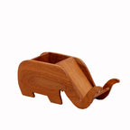 Indra Solid Wood Elephant Pen and Phone Holder - Natural - product image 4