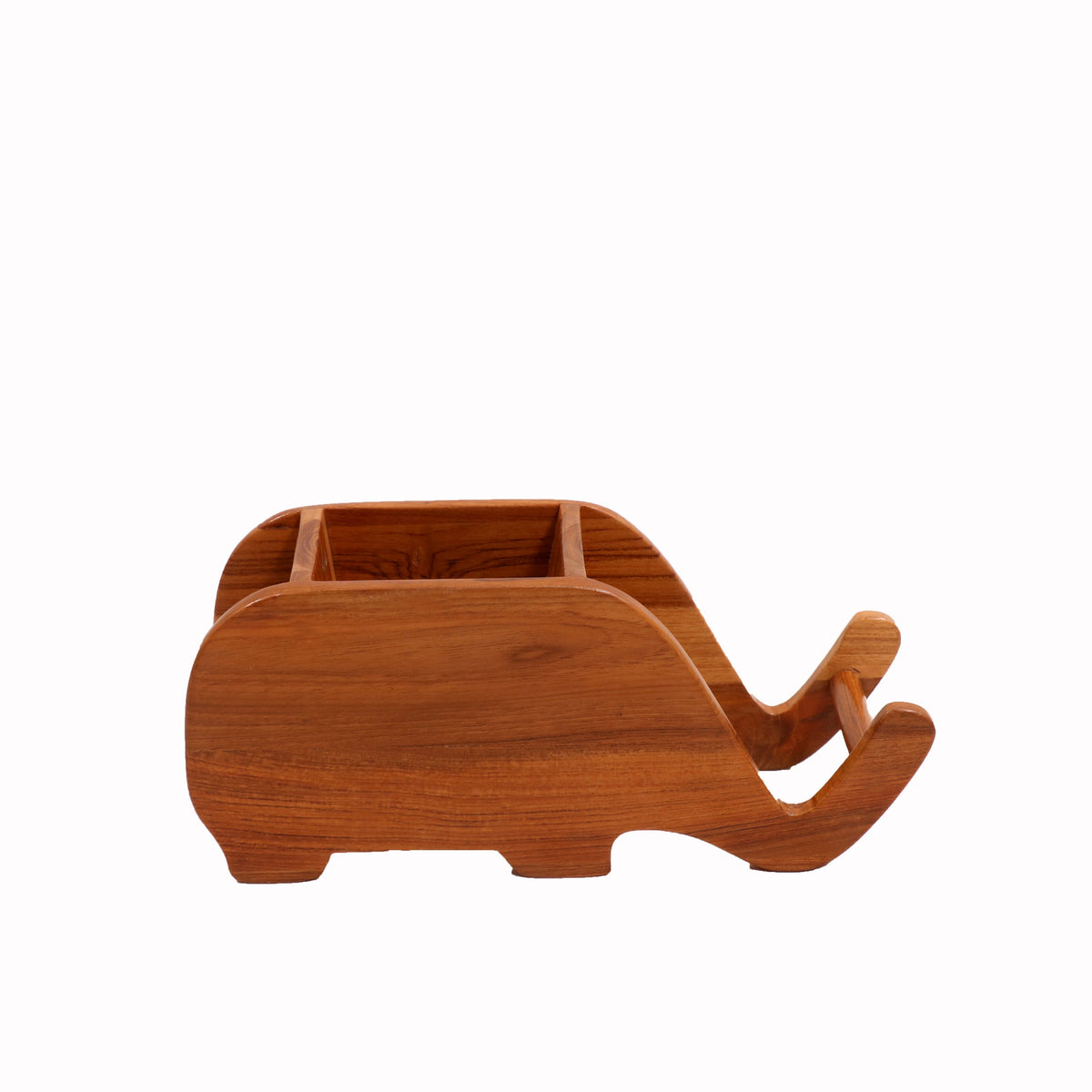 Gaja Solid Wood Elephant Desk Organizer - product image 7