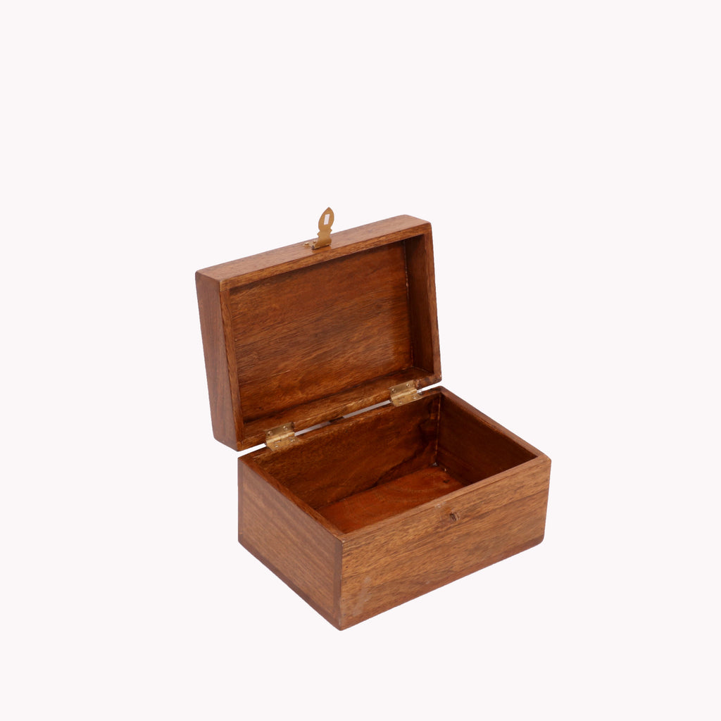 Nora Solid Wood Storage Box — view 4