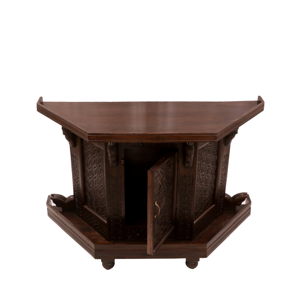 Viola Carved TV Unit — view 1