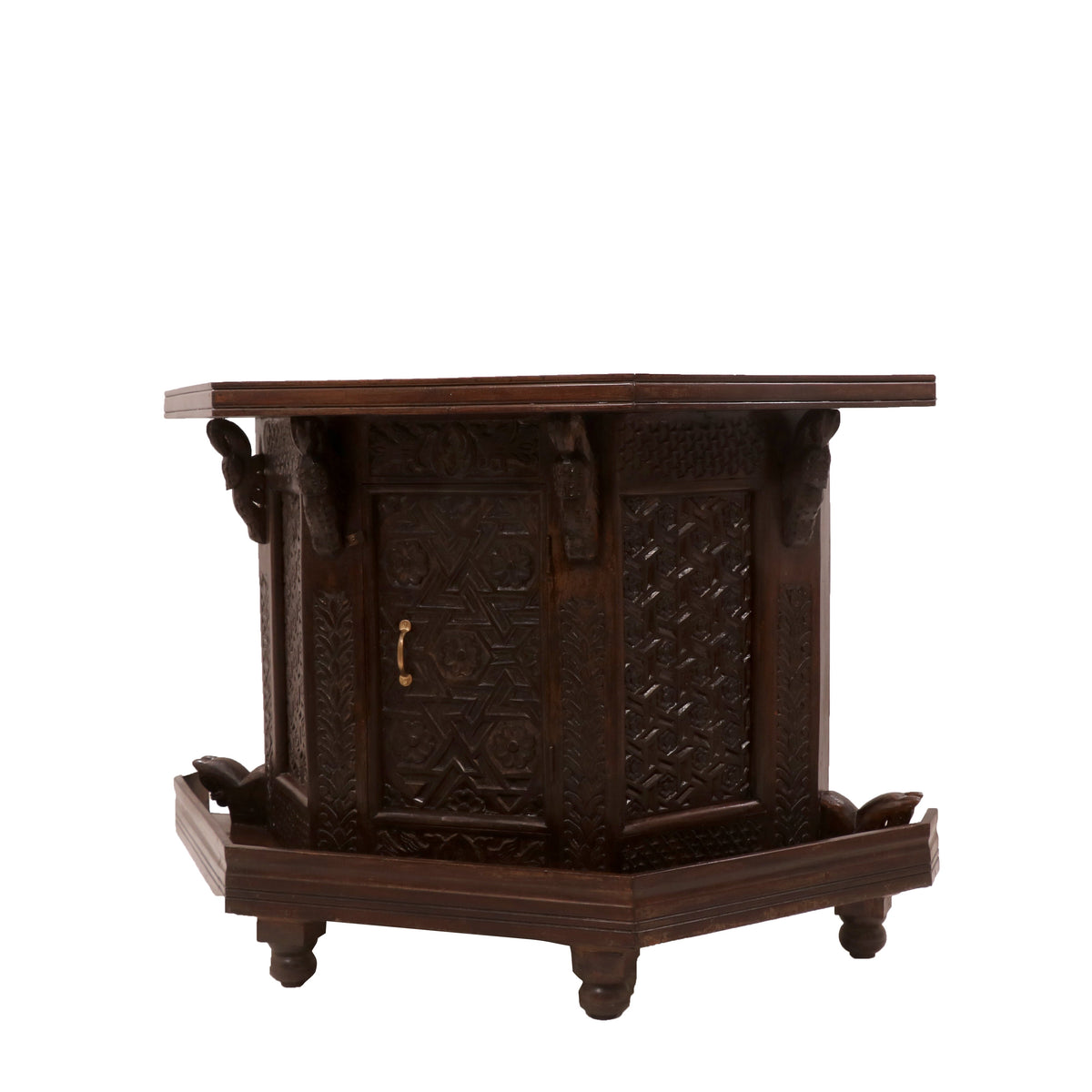 Viola Carved TV Unit — view 4