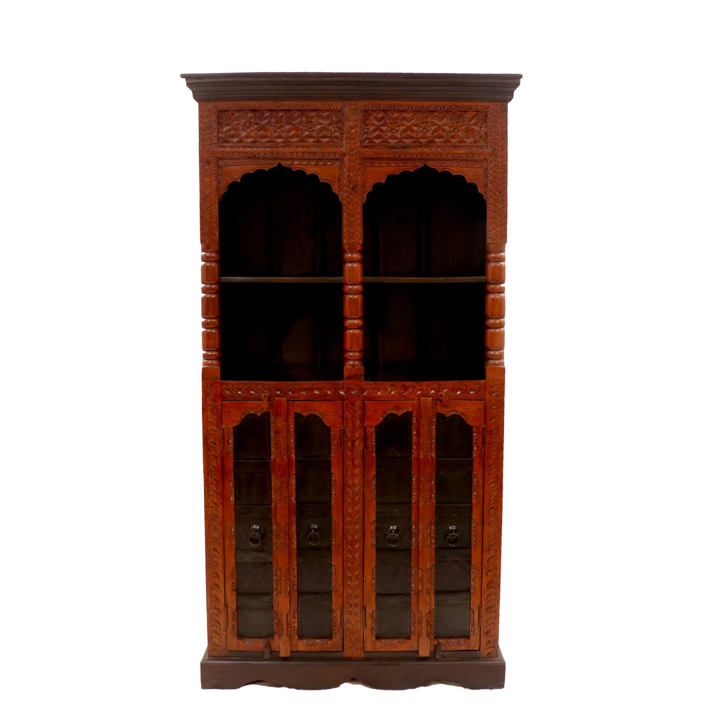 Wren Carved Storage Cabinet — view 2