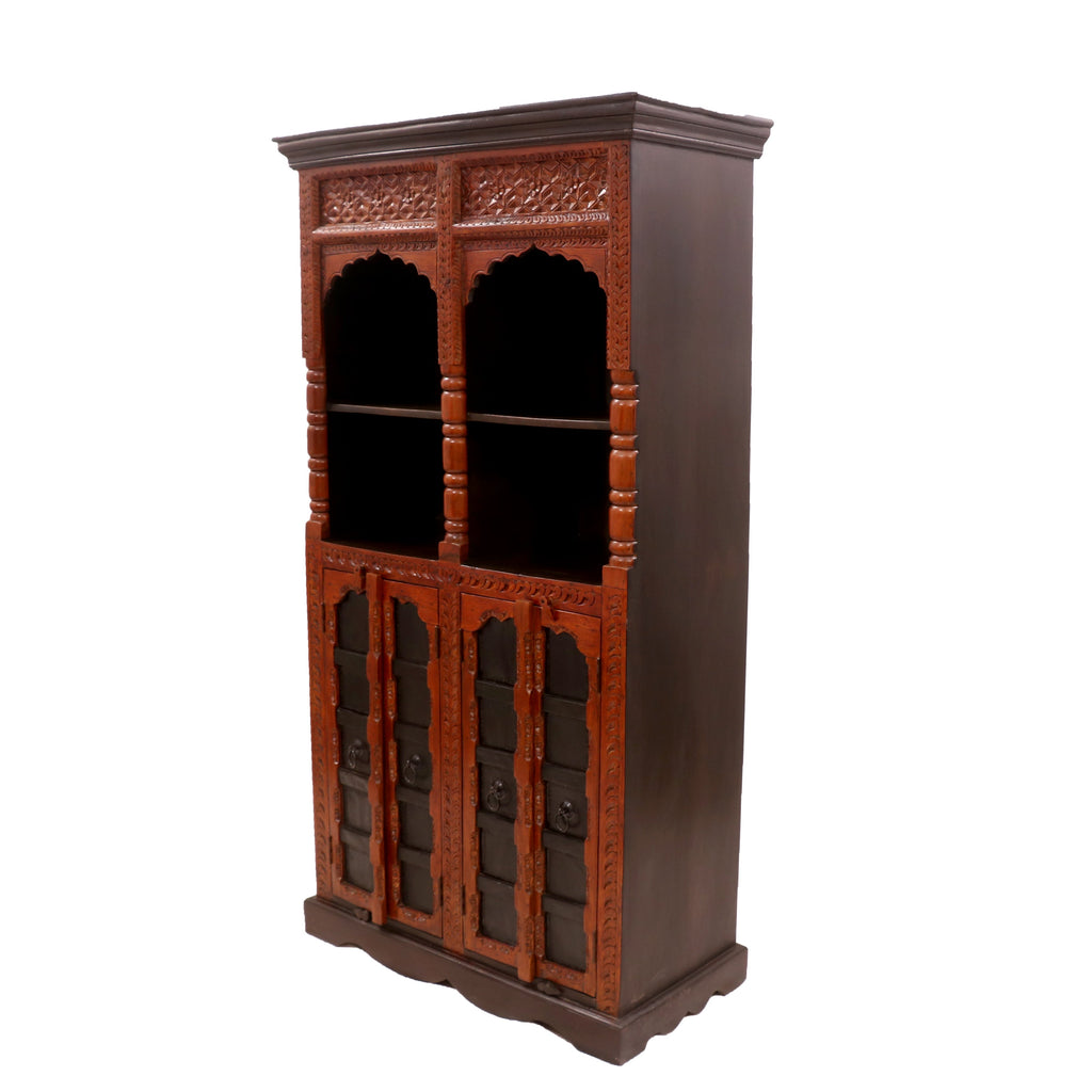 Wren Carved Storage Cabinet — view 1