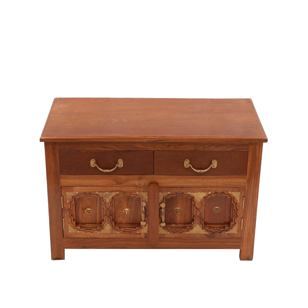 Opal Carved Storage Cabinet — view 2