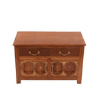 Opal Carved Storage Cabinet — view 2