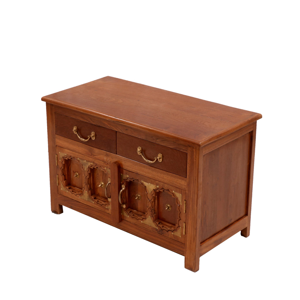 Opal Carved Storage Cabinet — view 1