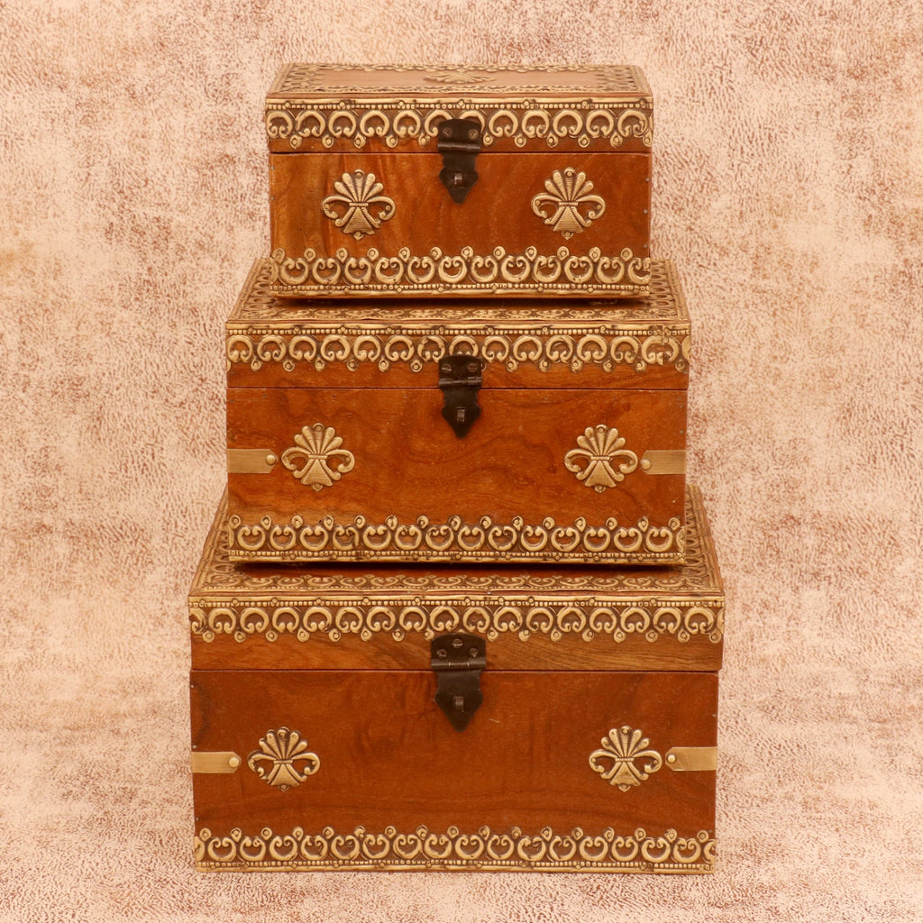 Selene Rustic Storage Box — view 2