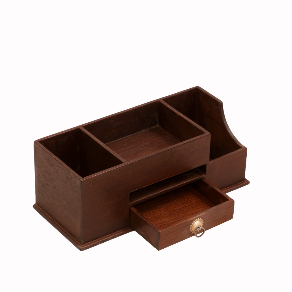 Evan Solid Wood Pen Holder and Drawer Organizer - product image 6