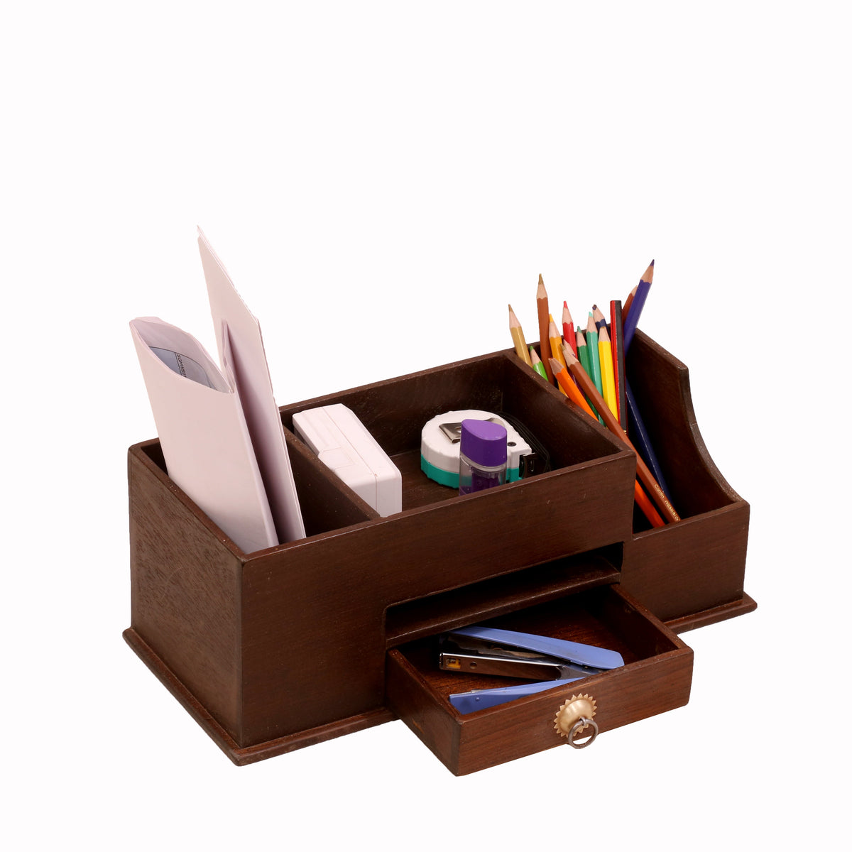 Evan Solid Wood Pen Holder and Drawer Organizer - product image 7