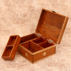 Sage Solid Wood Storage Box — view 4