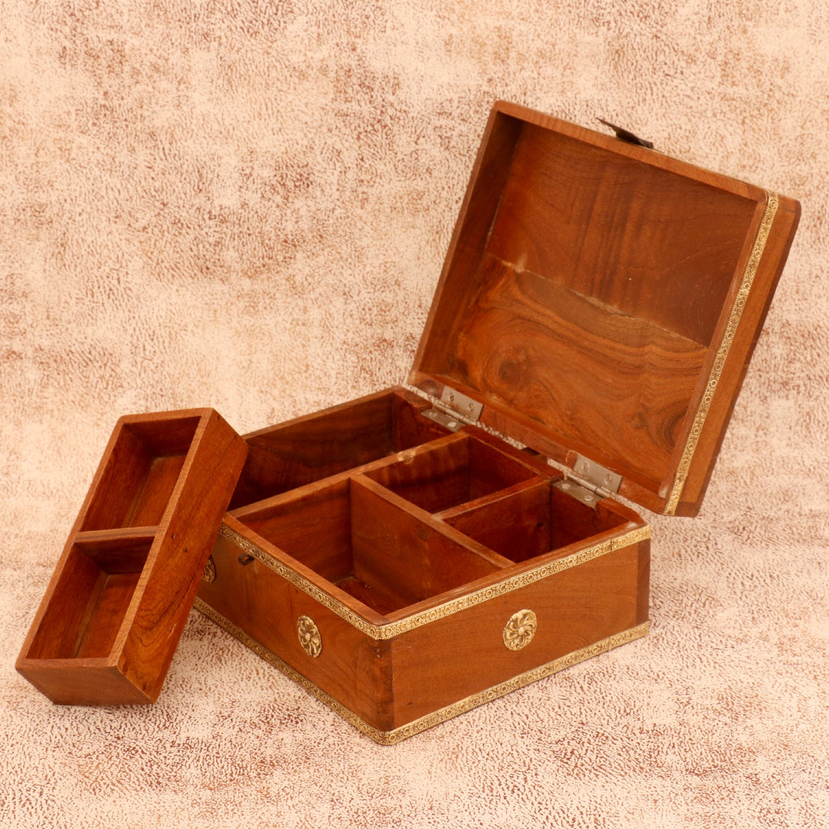 Sage Solid Wood Storage Box — view 4