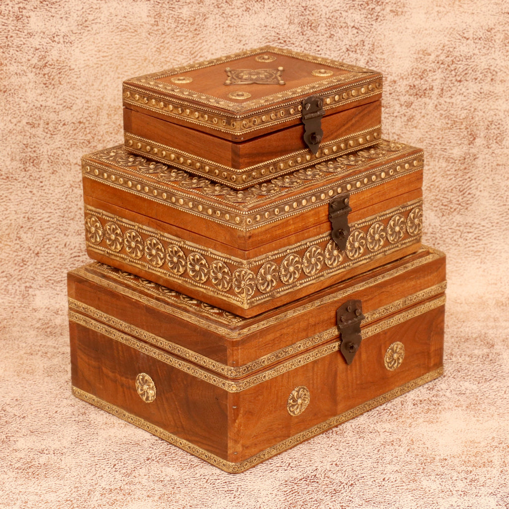 Sage Solid Wood Storage Box — view 2
