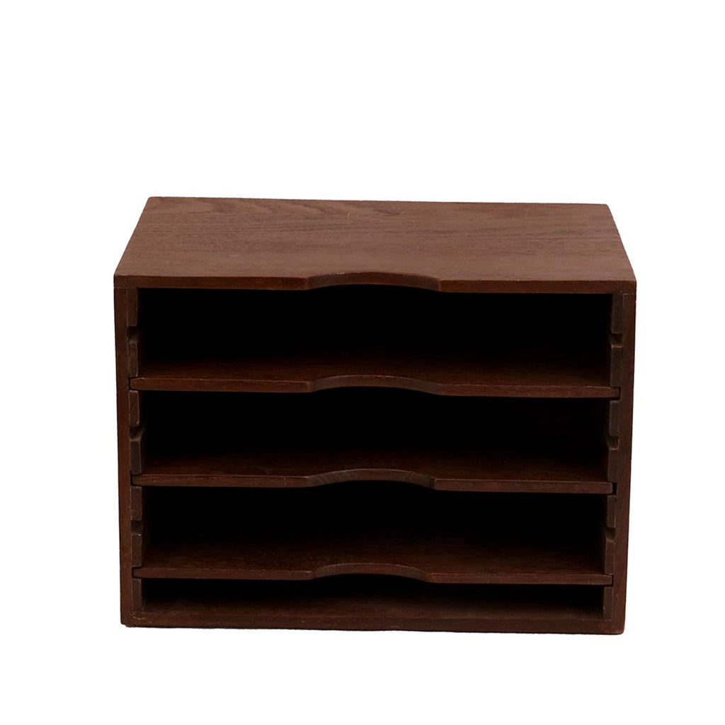 Ledger Solid Wood Horizontal Paper Rack - Dark - product image 5